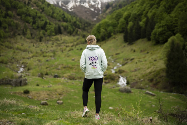Mentolová dámská mikina - speciální edice 700 km - Obrázek 2