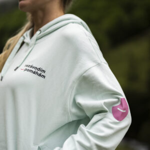 Mentolová dámská mikina - speciální edice 700 km