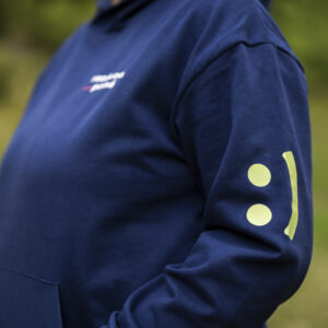 Modrá dámská mikina - speciální edice 700 km