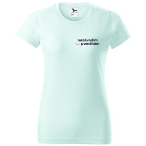 Mentolové dámské tričko - nadační fond