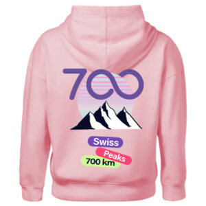 Růžová dámská mikina - speciální edice 700 km